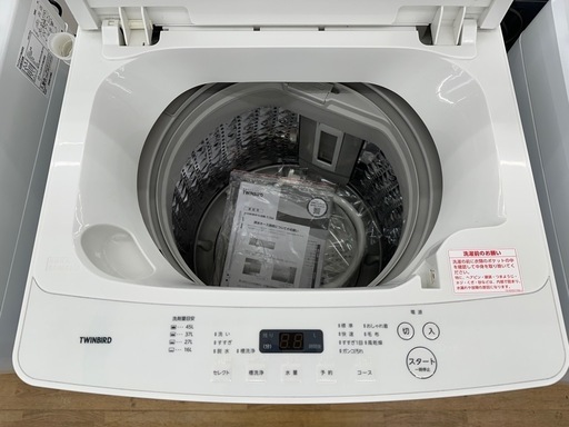 ドリーム川西店御来店限定】ツインバード 洗濯機 WM-EC55 2021年 