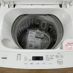 【ドリーム川西店御来店限定】ツインバード　洗濯機　WM-EC55  2021年／クリーニング済み 【2002146255601996】の画像