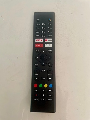 使用半年　チューナーレス42型スマートテレビ　AndroidTV ドンキホーテ 