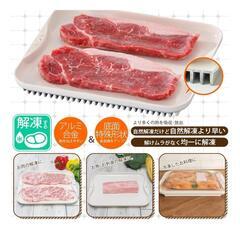 【美品】解凍皿 Newクイッ君 食材をのせるだけでスピード解凍