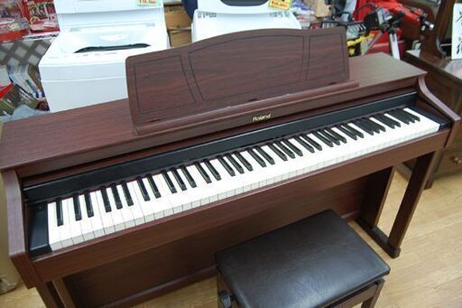 Roland 電子ピアノ HP305-GP 88鍵盤 椅子付き ローズウッド調 2011年製