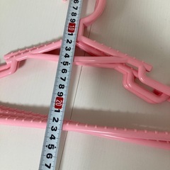 ハンガー　プラスチック製5本の画像