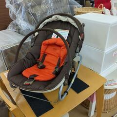 KATOJI ベビーバウンサー ブラウン×オレンジ 新生児から ...