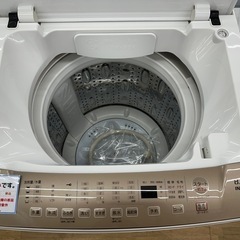 【ドリーム川西店御来店限定】ヤマダ電機　洗濯機　YWM-TV80G1  2021年製／クリーニング済み 【2125560000000756】の画像