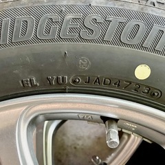 BS スタッドレスタイヤホイールセット　
4本の画像
