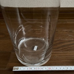 ガラス　花瓶と金魚鉢　麦飯石付の画像