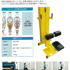 立ち上り訓 鍛錬マシン コンディショニングラインシリーズ GK-002の画像