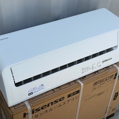 A542◇未使用◇ハイセンス エアコン◇主に6畳◇2024年製◇内部クリーン◇HA-S22GE4-Wの画像