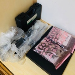 木工旋盤とグラインダーの画像