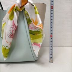 【未使用品】Unbillion ミントグリーン／ベージュ ハンドバッグ＆財布 250707-2Tの画像