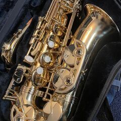 アンティグア　アルトサックス　スタンダード　軽量ケース　美品＋　￥21万　ANTIGUA ALTO SAXの画像