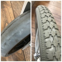 ★北九州、福岡市周辺配送可【カワムラサイクル】　介助用車椅子　STAYERシリーズ　SY16-40 ミント　ノーパンクタイヤ💳自社配送時🌟代引き可💳※現金、クレジット、スマホ決済対応※   　の画像