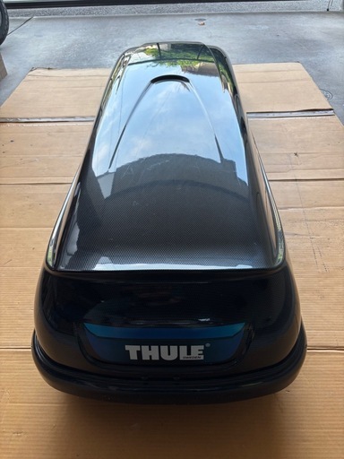 車で行くアウトドアに！光沢のある外装、手頃な大きさのTHULEジェットバッグOCEAN600売ります