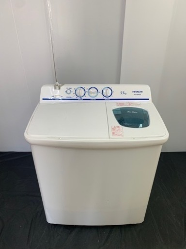 ①二層式洗濯機 日立 PS-55AS2 2020年製