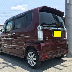 大人気 N-BOXカスタム ４ＷＤ 地デジ メモリーナビ ＥＴＣ パワスラ レーダーセンサー付きの画像