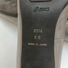 0707-103 asics　エナメルパンプス23.5cmEEの画像