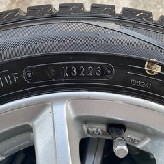 2023年製　155/65/R13 DUNLOP タイヤ　アルミホイール　4本セットの画像