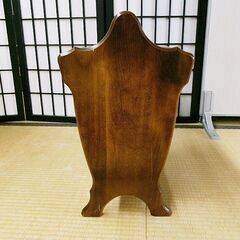 カリモク　　マガジンラック　新聞入れ　雑誌入れ　①の画像