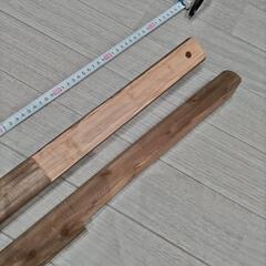 ②　木杭　1,200mm　Φ45mm　園芸、その他　防腐処理済　2本セットの画像