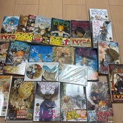 約束のネバーランド 1～19巻セット＆2巻セット カレンダー付きミニサイズの画像