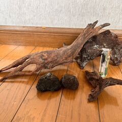 ADA 60cm水槽＋LED2台＋2213＋ヒーター・流木セット【9500円／引き取り限定】動作確認済み／アクアリウム一式／筑西市の画像