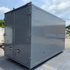 No.929 保冷バン 2t 車 
 アルミ 箱 バイク 倉庫 トラック コンテナ 米 保管庫 物置 DIYの画像