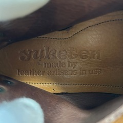 希少ユケテンリングブーツカジュアルシューズモカシン茶レディースシューズくつクツ靴メンズユニセックス ブラウンデザートブーツの画像