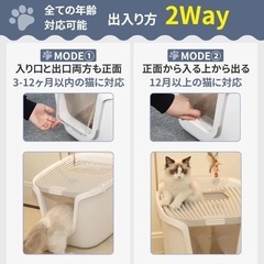 【ほぼ新品】猫用トイレの画像