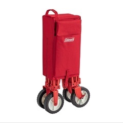 コールマン アウトドアワゴン メッシュ ＆ ウッドロールテーブル Coleman の画像