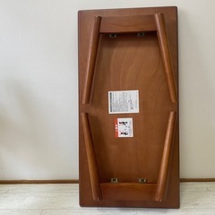 折りたたみローテーブルの画像