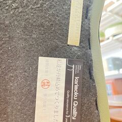 家具 生活家具 karimoku　2人掛けソファー　オリーブの画像
