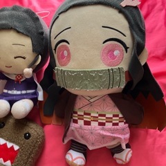 ドーモくん　鬼滅の刃　スティッチ　ぬいぐるみセットの画像