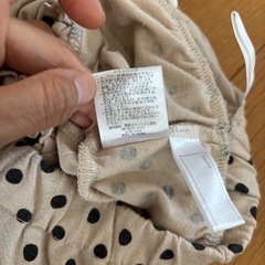 ドットスカート フリル110cm  女の子の画像