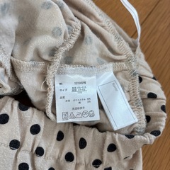 ドットスカート フリル110cm  女の子の画像
