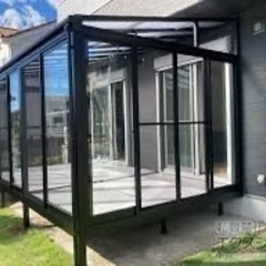 サンルーム、シャッター、施工出来る方
