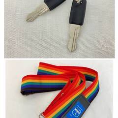 JT601 OUTDOOR キャリーケース 赤 レッド スーツケース 横:約40㎝ 高さ:約65㎝ 奥行:約25㎝ 重量:3.5㎏ 鍵付き ベルトおまけ 中古現状品 現地引き取りのみの画像