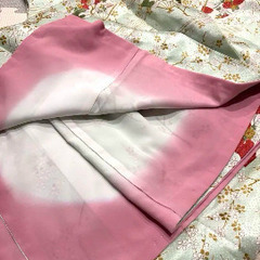 【小紋】着物　桜柄の画像