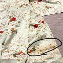 【小紋】着物　桜柄の画像