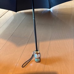 雨、晴れ兼用折りたたみ傘、ブラック、メンズの画像