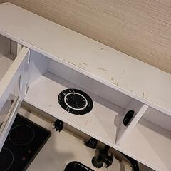 【８月2日まで出品】🌟IKEA🌟おままごとキッチン🌟キッズ🌟モノクロ塗装の画像