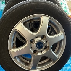 155 55 r13 ホイール付き　バリ目  軽 