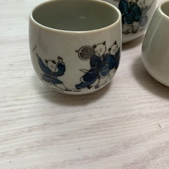 4【未使用】茶器揃え（急須1.コップ10）の画像