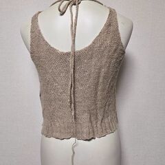 EMPORIO ARMANI 麻 タンクトップ サマーニット アルマーニ 洋服の画像
