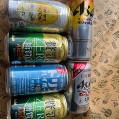 ①ビールASAHI生ジョッキ缶ビール贅沢糖質ZERO角ハイボールウイスキーノンアルコールZEROサントリートリスハイボールの画像