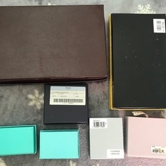 ブランド物の空き箱　コーチ、フェンディ、プラダ、ティファニー他の画像