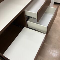 😎3面レンジボード😎土井インテリア😎モダンなデザイン😎オシャレなデザイン❗❗😎横幅120㎝😎奥行45㎝😎高さ185㎝😎No.1399😎の画像