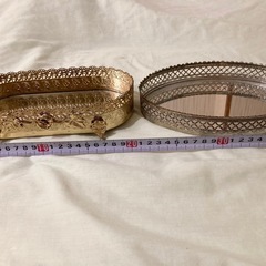 値下げ 小物入れ　上品　鏡の画像