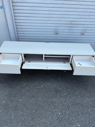 最終値下げ　東馬家具　大川家具　テレビボード　ホワイト
