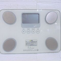 タニタ 体組成計 フィットスキャン FS-101 ホワイト TANITA FitScan 体重計 体脂肪計 札幌市 白石店の画像