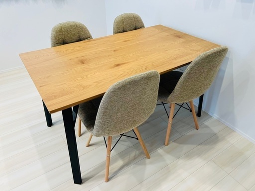 【新品】ダイニングテーブルセット【関家具】※同種類のローテーブルもあります